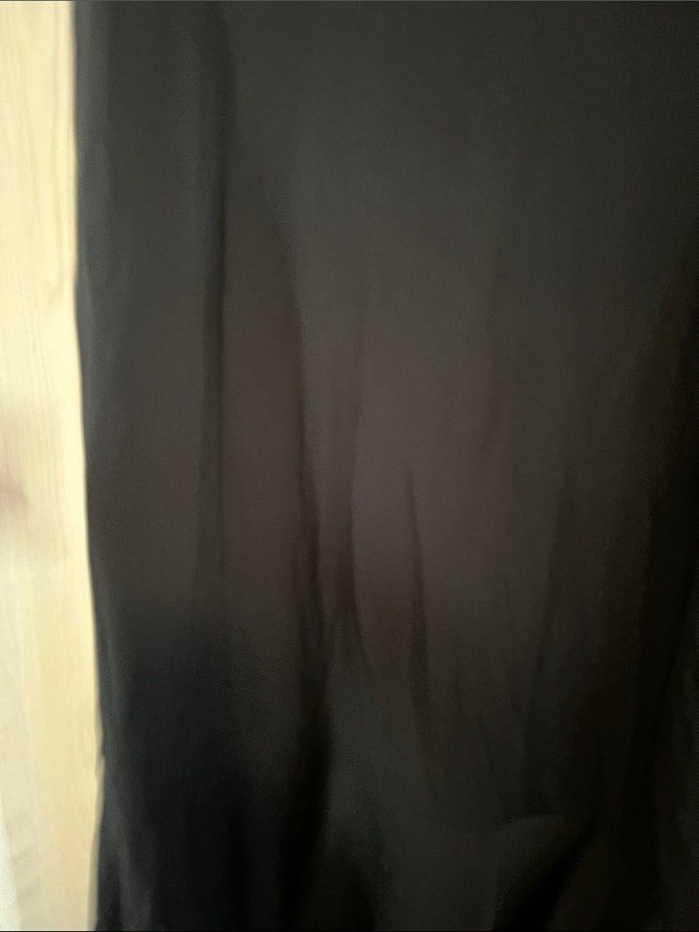 Lauren Ralph Lauren Black Short-Sleeve Midi Dress with Ruffled Hem - Picture 5 of 10